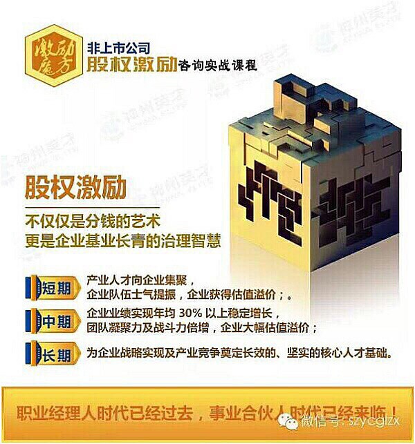 活动-帮助老板和人力总将【薪酬-绩效-股权激励】落地的干货学习