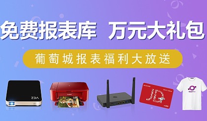 免费报表库，万元大礼包！葡萄城报表福利大放送